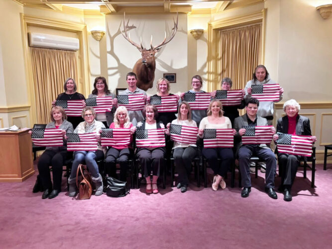 Bellefonte Elks welcome 15 new members